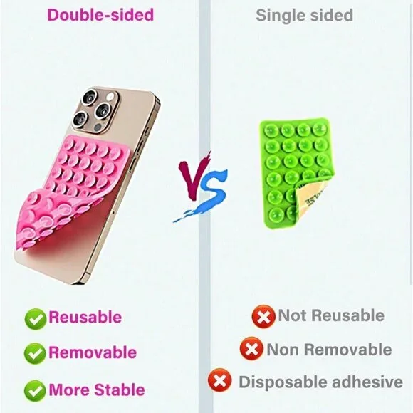 Hot Pink Home's Silicone Suction Cup Phone Holder Hands-Free Mobile Phone Stand - Picture 4 of 4